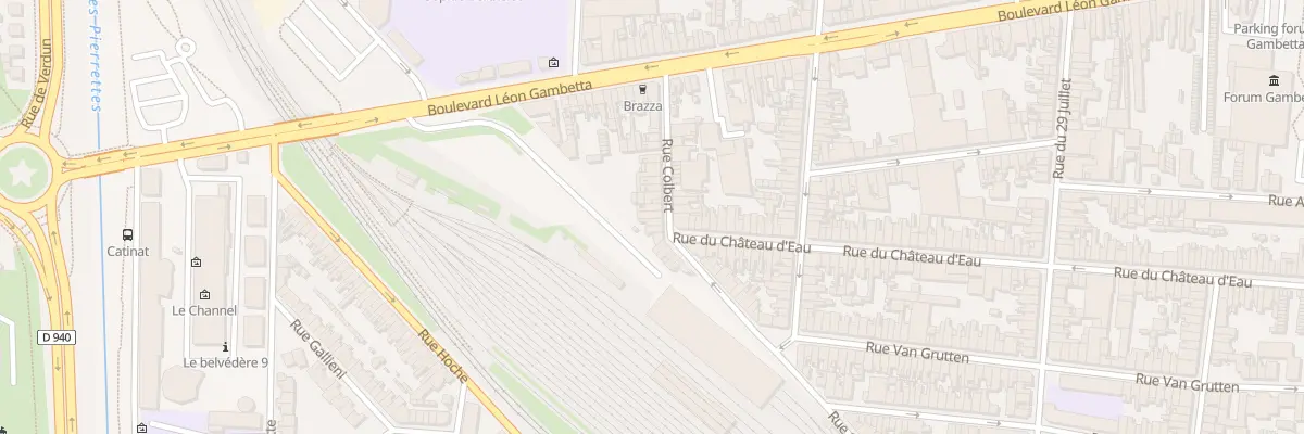 Plan du 20 Rue Colbert à Calais