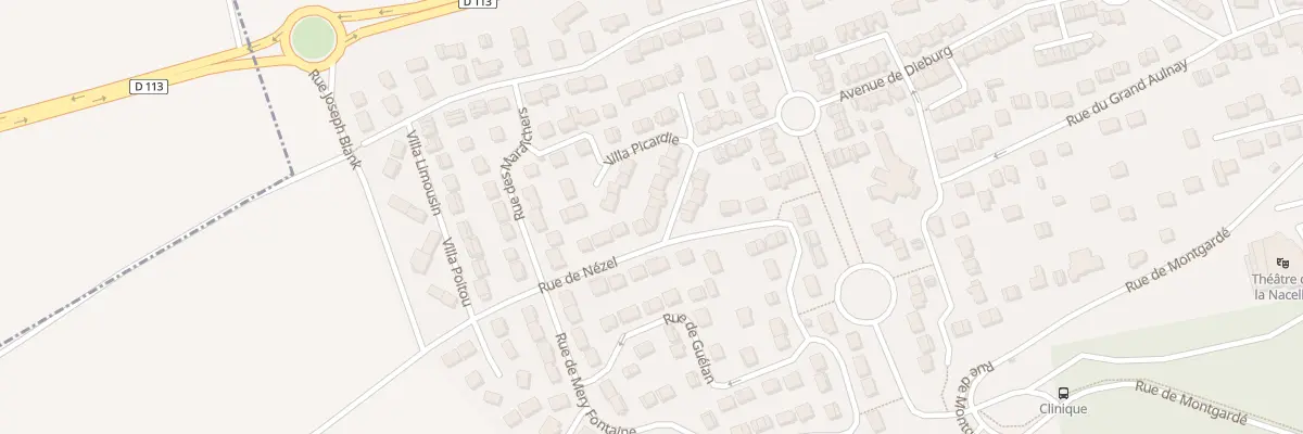 Plan du 20 Rue de Nézel à Aubergenville