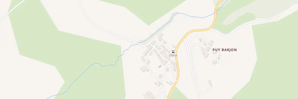 Plan du 6 Clerat à Anzême