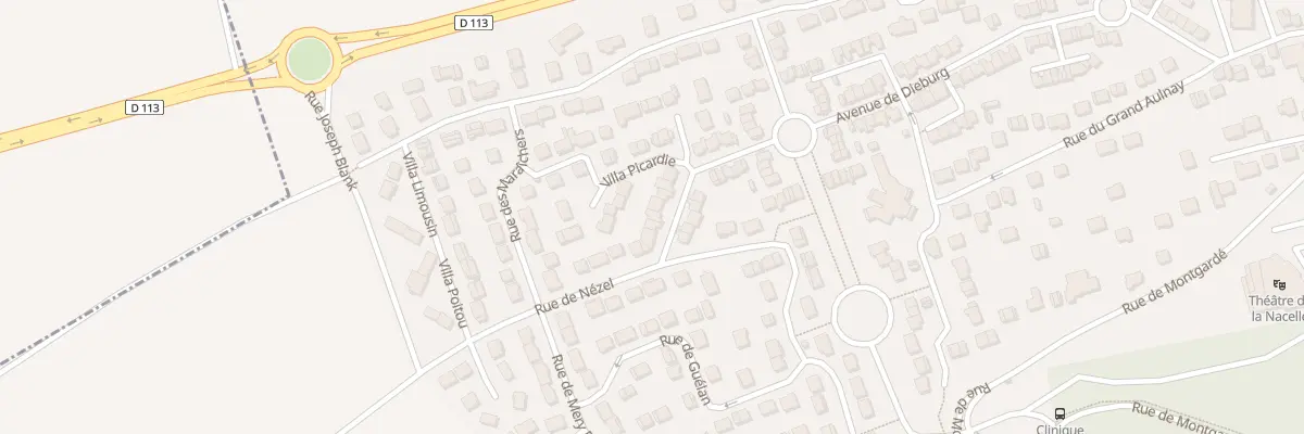 Plan du 16 Rue de Nézel à Aubergenville