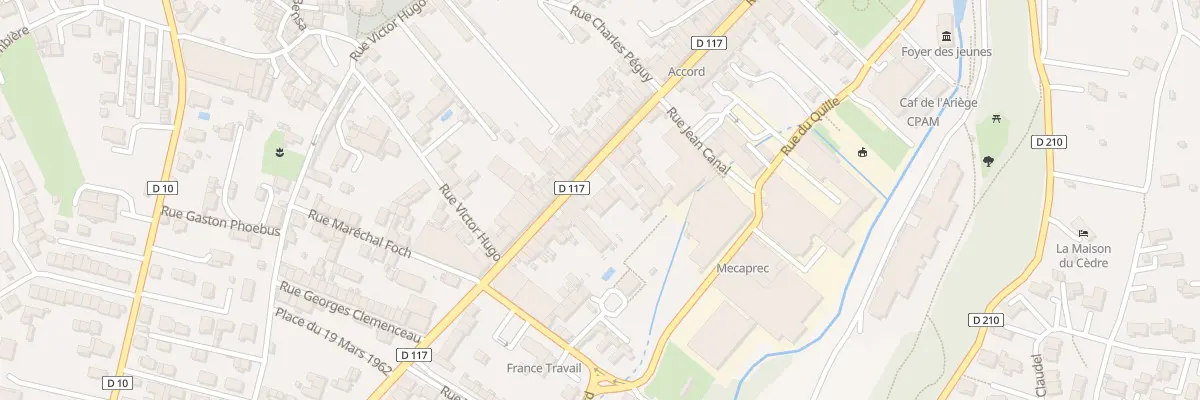 Plan du 73B Rue Jean Jaurès à Lavelanet