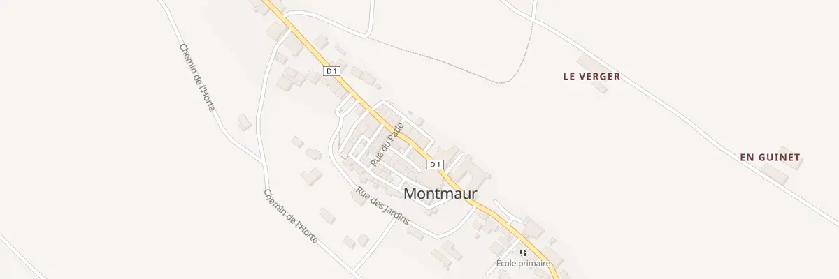 Plan du 12 Rue de la République à Montmaur