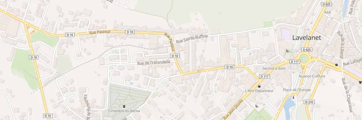 Plan du 66 Rue Pasteur à Lavelanet