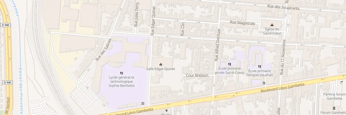 Plan du 155 Rue du Vauxhall à Calais