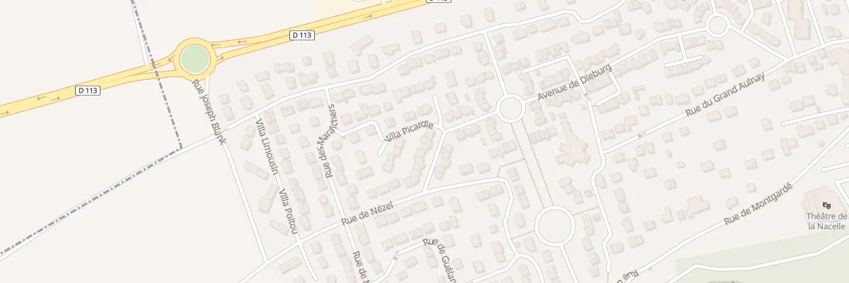 Plan du 10 Rue de Nézel à Aubergenville