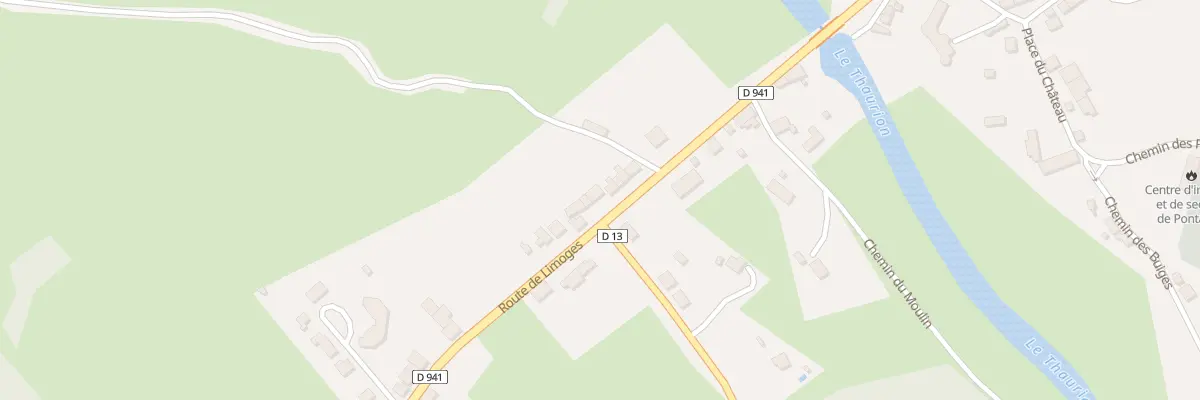Plan du 16 Rte de Limoges à Pontarion
