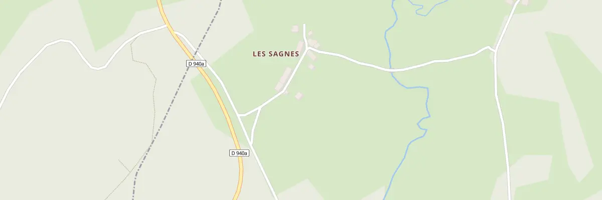 Plan du 2 Les Sagnes à Saint-Christophe