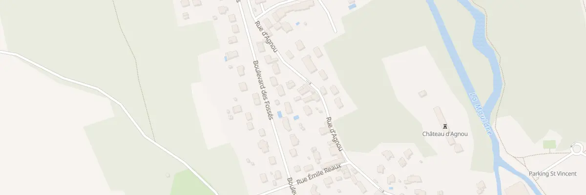 Plan du 66 Bd des Fossés à Maule