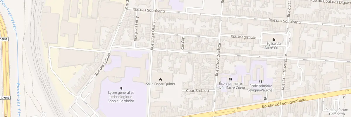 Plan du 159 Rue du Vauxhall à Calais