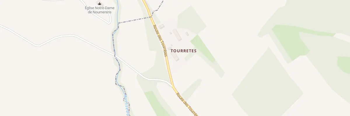 Plan du 23 Tourretes à Falga