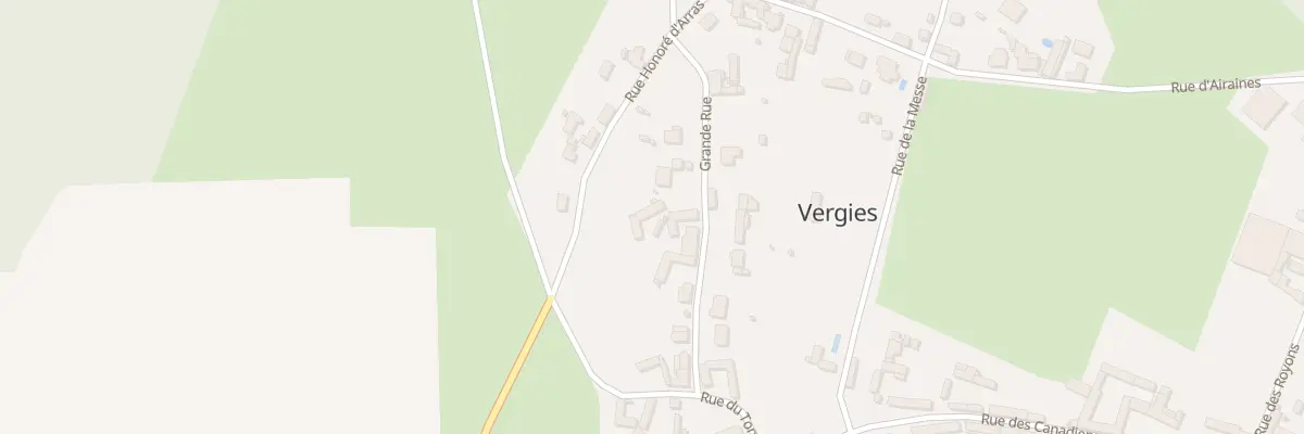 Plan du 131 Grande Rue à Vergies