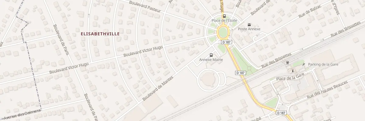 Plan du 6 Bd de Mantes à Aubergenville
