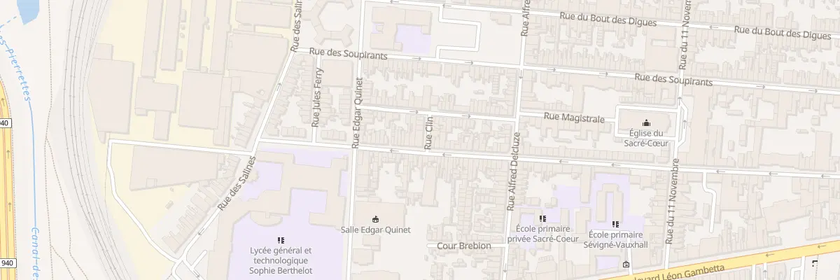 Plan du 146 Rue du Vauxhall à Calais