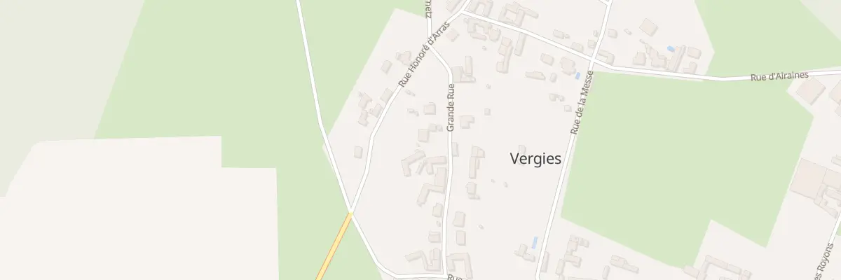 Plan du 151 Gr Grande Rue à Vergies