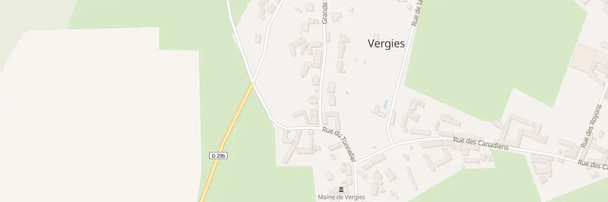 Plan du 78 Rue du Tonnelier à Vergies
