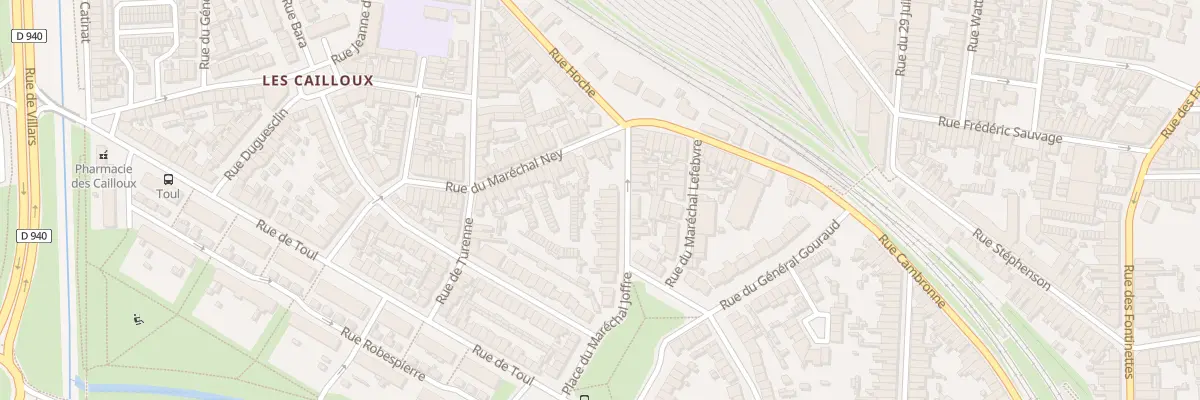 Plan du 10 Rue du Mal Lannes à Calais
