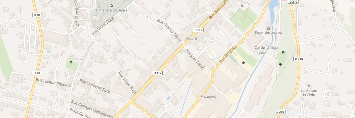Plan du 65B Rue Jean Jaurès à Lavelanet
