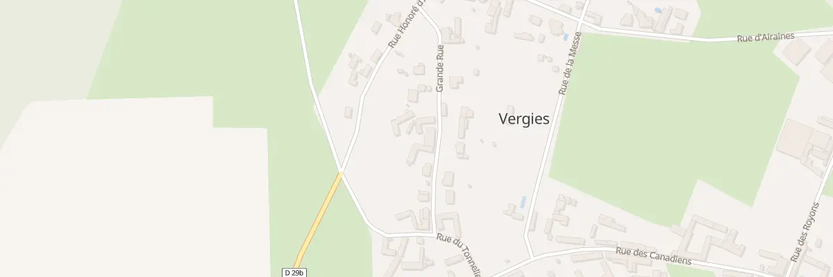 Plan du 117 Gr Grande Rue à Vergies