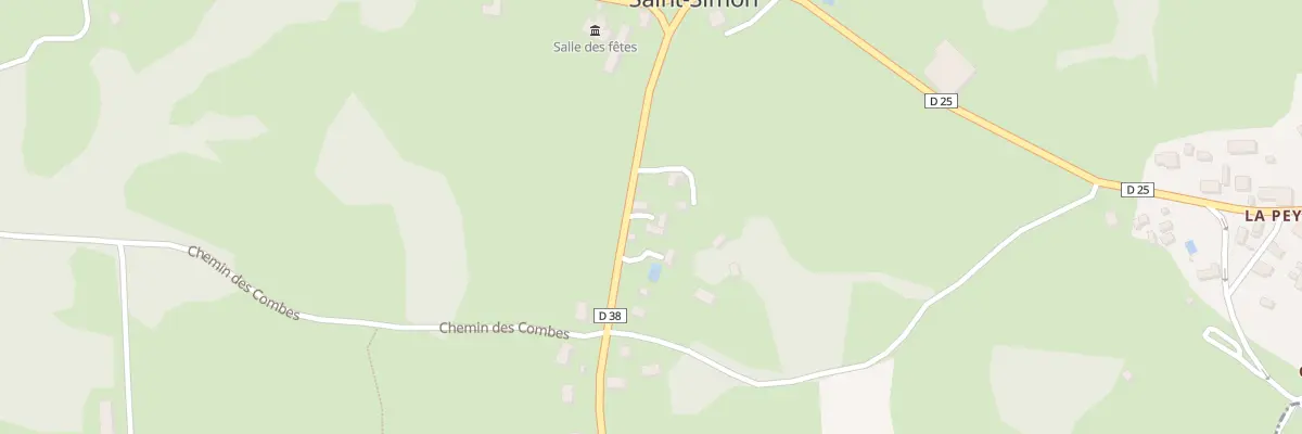 Plan du 5390F Matat à Saint-Simon