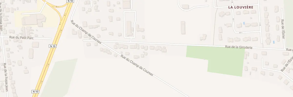 Plan du 18B Rue de la Giroderie à Rambouillet