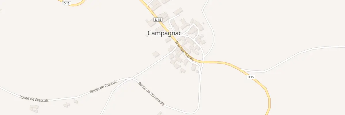 Plan du 5007 Campagnac à Campagnac