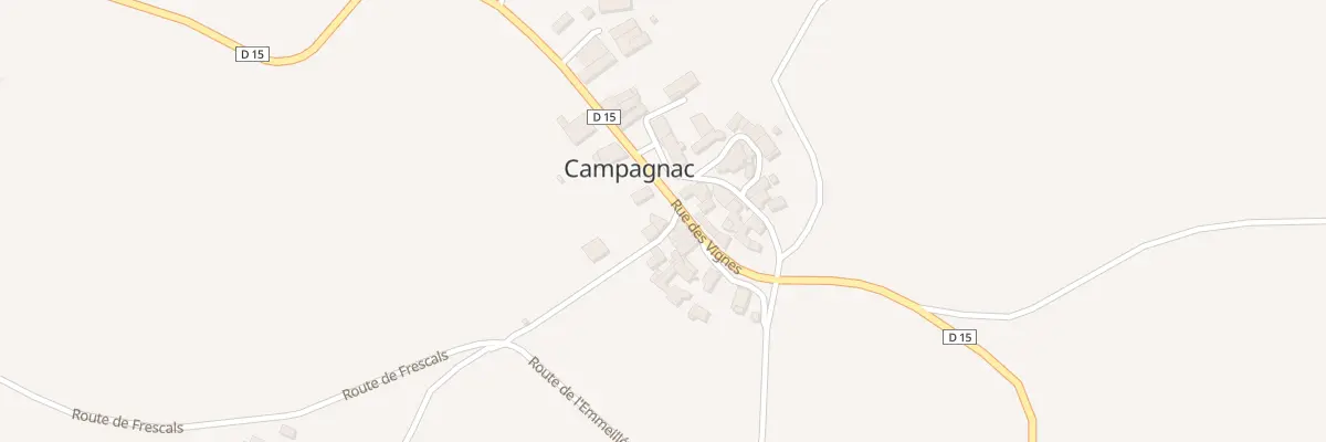 Plan du 5006 Campagnac à Campagnac