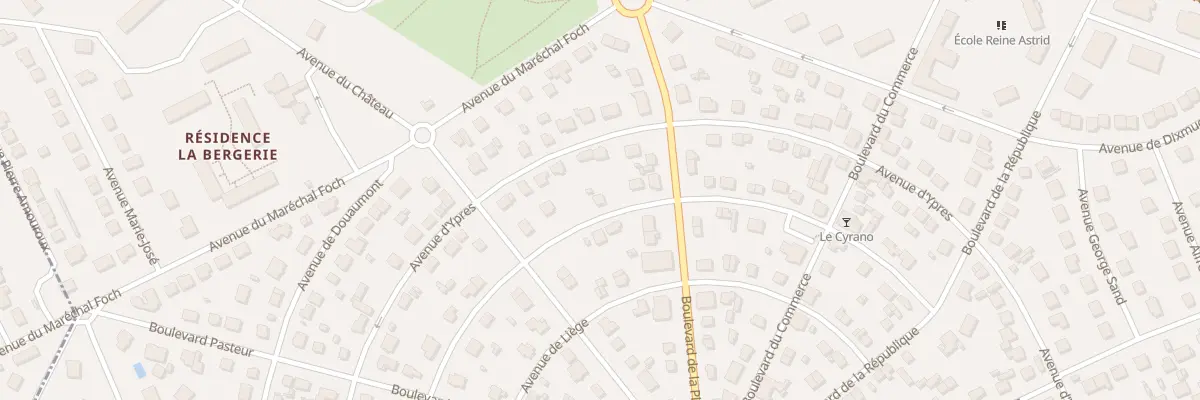 Plan du 31 Av de la Marne à Aubergenville