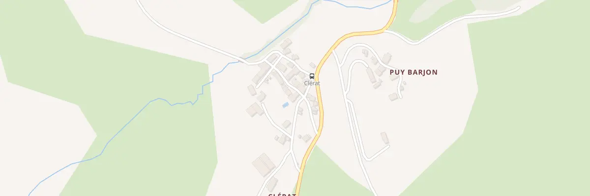 Plan du 10 Clerat à Anzême