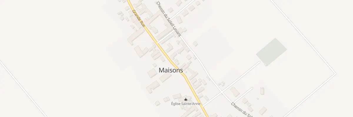 Plan du 53 Grande Rue à Maisons