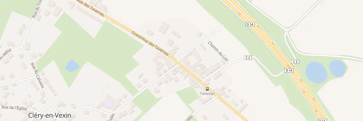 Plan du 1 Che du Loir à Cléry-en-Vexin