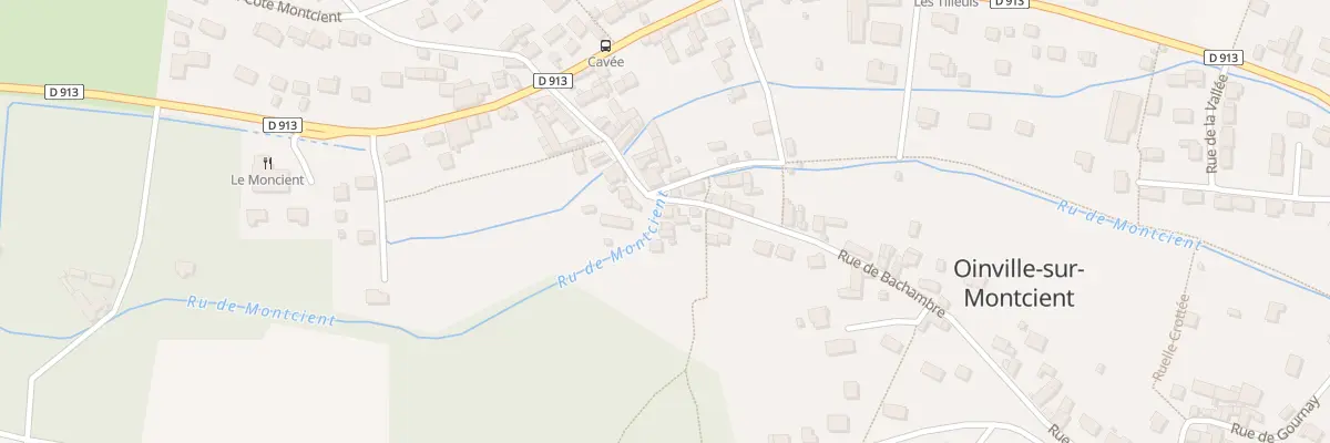 Plan du 33 Rue de Bachambre à Oinville-sur-Montcient