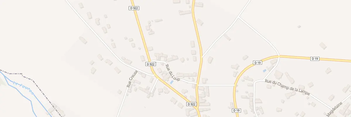 Plan du 7 Rue du Loup à Graçay