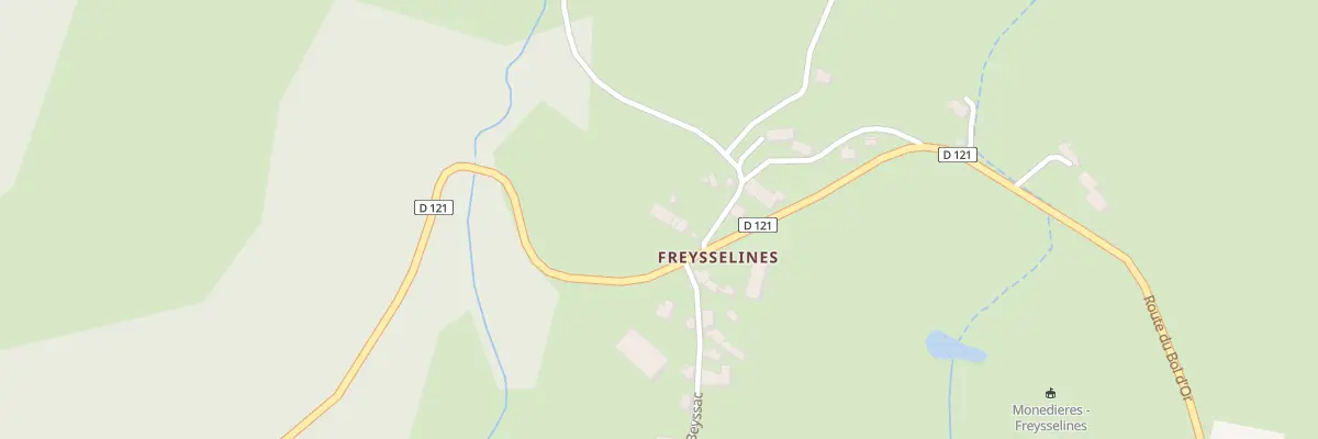 Plan du 5021 Freysselines à Chaumeil
