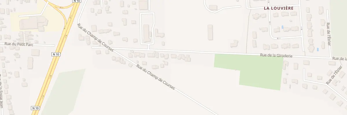 Plan du 20 Rue de la Giroderie à Rambouillet