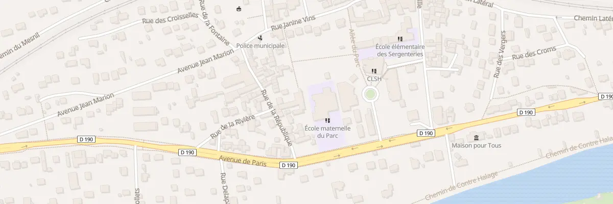 Plan du 10 Rue de la République à Juziers