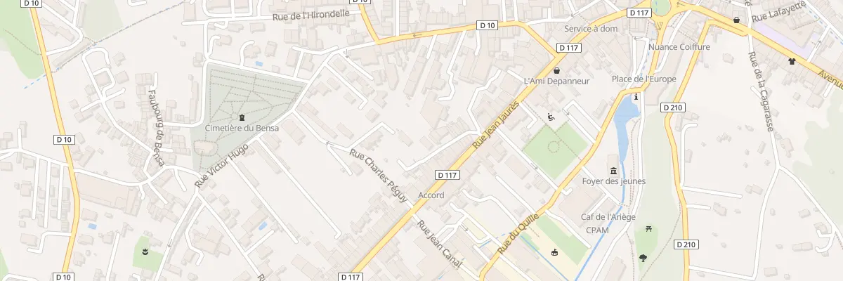 Plan du 50A Rue Jean Jaurès à Lavelanet