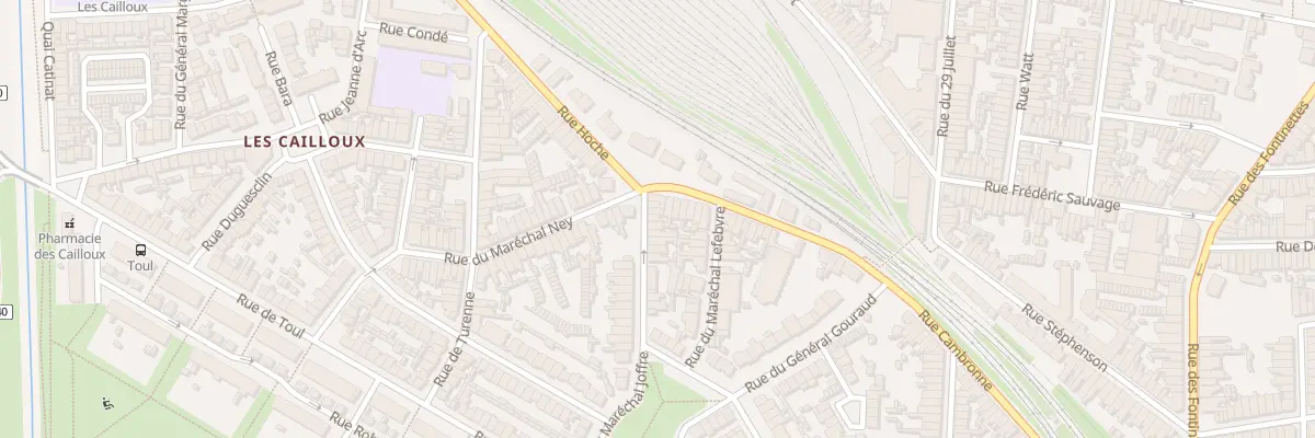 Plan du 7 Rue du Mal Lannes à Calais