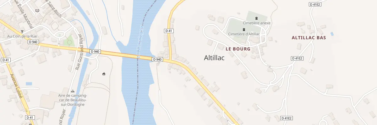 Plan du 5027 Av des Generaux Marbot à Altillac
