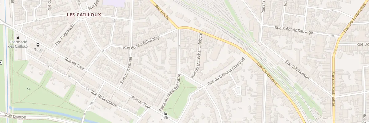 Plan du 27 Rue du Mal Lannes à Calais