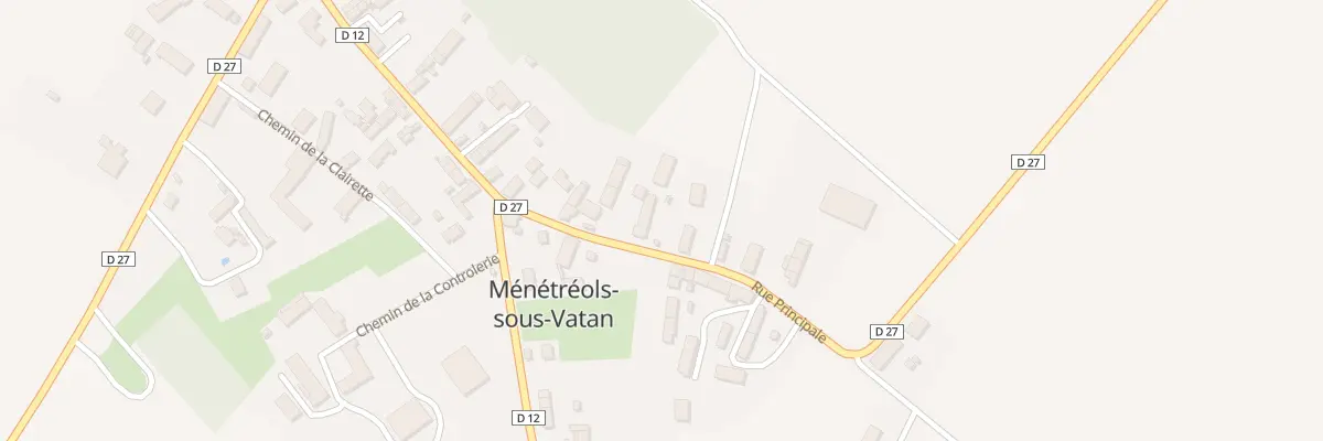 Plan du 29 Rue Principale à Ménétréols-sous-Vatan
