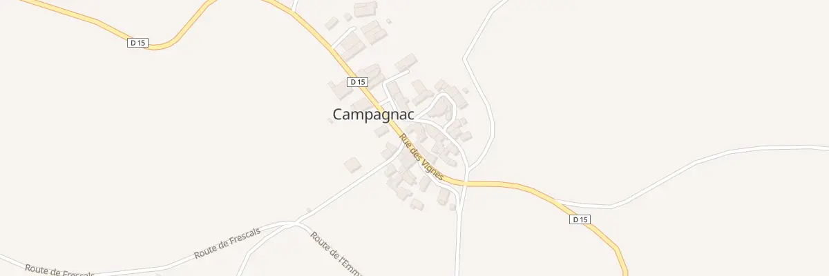 Plan du 5012 Campagnac à Campagnac