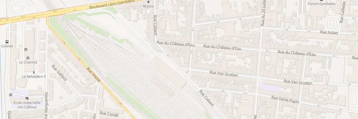 Plan du 45 Rue Colbert à Calais
