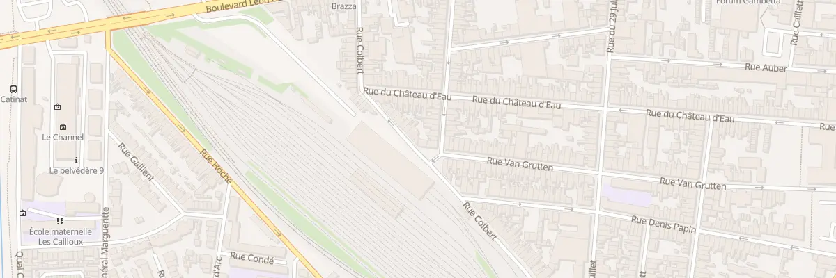 Plan du 49 Rue Colbert à Calais