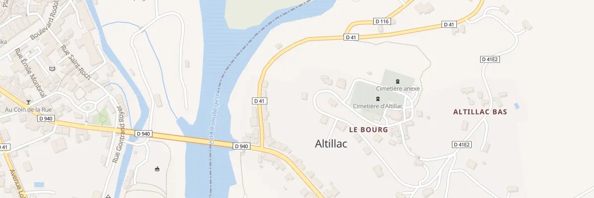 Plan du 5045A Le Bourg à Altillac