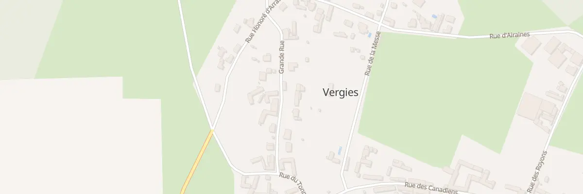 Plan du 120 Gr Grande Rue à Vergies