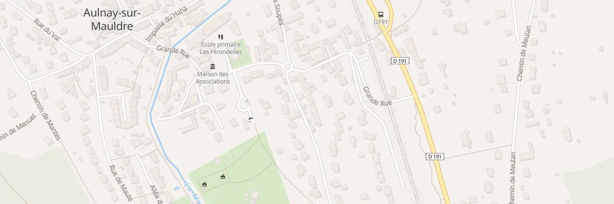 Plan du 5 Rue de la Chaussée à Aulnay-sur-Mauldre