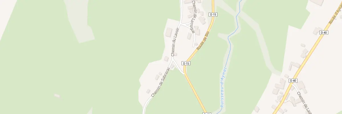 Plan du 5127F Larroque à Rueyres