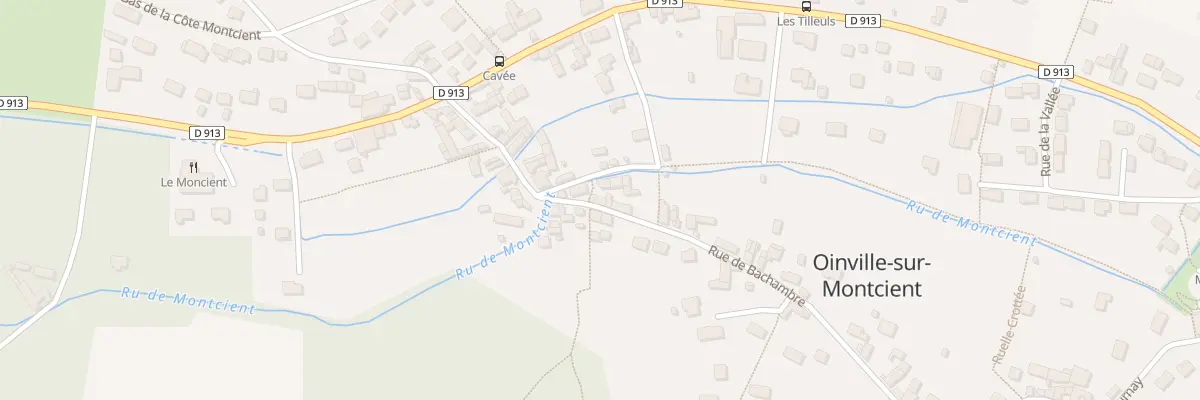 Plan du 36 Rue de Bachambre à Oinville-sur-Montcient