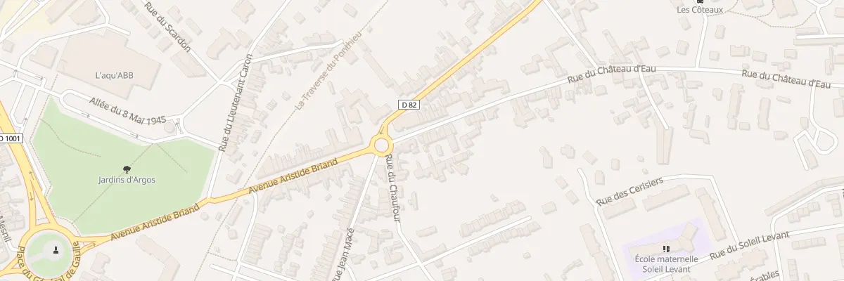 Plan du 12 Rue du Château d’Eau à Abbeville