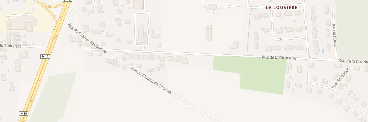 Plan du 26 Rue de la Giroderie à Rambouillet